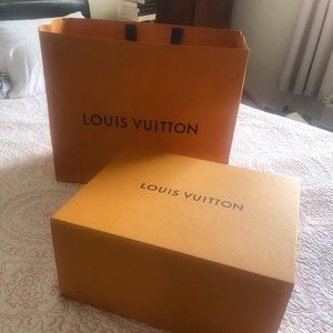Louis Vuitton box and bag